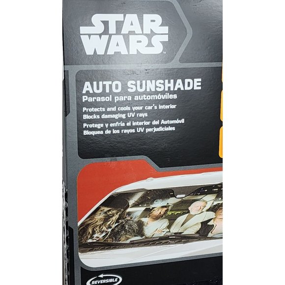 Star Wars Disney Reversible Auto Sunshade | Universal UV Protection - Picture 11 of 14